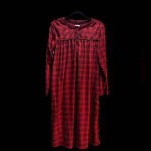 Dalia Collection Kids Red Checkered Nightgown
